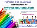 PSYCH 515 Entire Course For more classes visit www.snaptutorial.com PSYCH 515 Week 1 Assignment Introductory Case Study PSYCH 515 Week 1 DQ 1 PSYCH 515.