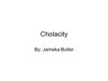 Cholacity By: Jameka Butler. Location Located East of Buenos Aires and north of the Southern Ocean.