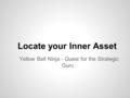 Locate your Inner Asset Yellow Belt Ninja - Quest for the Strategic Guru.
