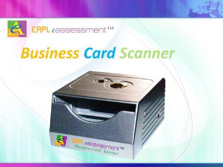 Business Card Scanner. Overview: Our Business Card Scanner can recognize and manage the visiting cards, photographs and documents data with ease and accuracy.