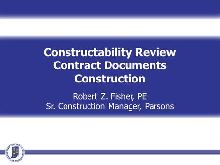 Constructability Review