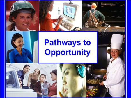 Pathways to Opportunity. The Pathways Students in Ontario have many options for post secondary training. There are: 28 colleges, 21 universities, 100s.
