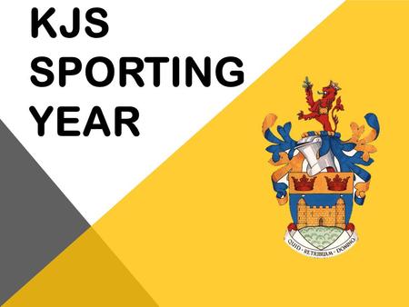 KJS Sporting year.