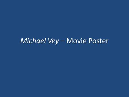 Michael Vey – Movie Poster