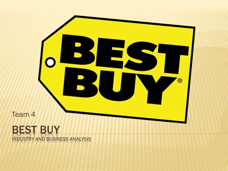 Best Buy Industry and Business Analysis