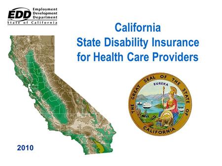 California State Disability Insurance for Health Care Providers