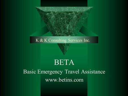 K & K Consulting Services Inc.