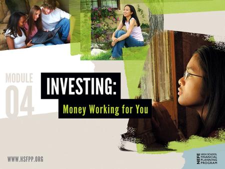 Investing Strategy SET GOALS FOR SAVING AND INVESTING 1©2012 National Endowment for Financial Education | Lesson 4-4: Investment Strategy.