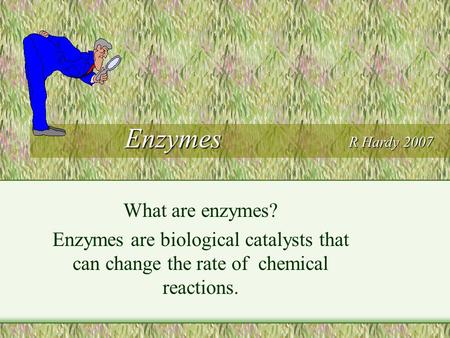 Enzymes What are enzymes?