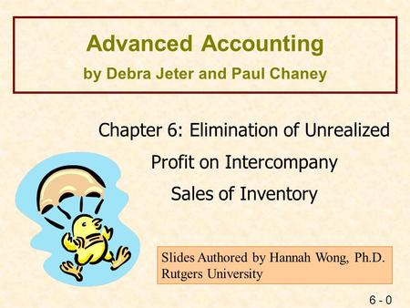Intercompany Sales of Inventory