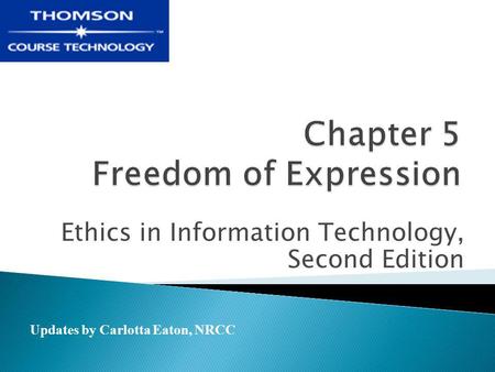 Chapter 5 Freedom of Expression