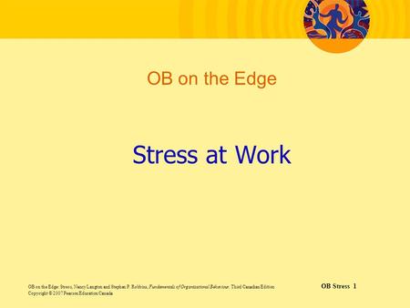 Stress at Work OB on the Edge