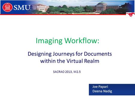Designing Journeys for Documents within the Virtual Realm