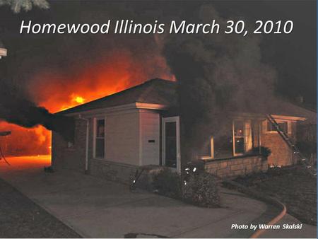 Homewood Illinois March 30, 2010 Photo by Warren Skalski.