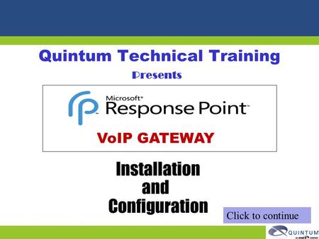 Quintum Technical Training