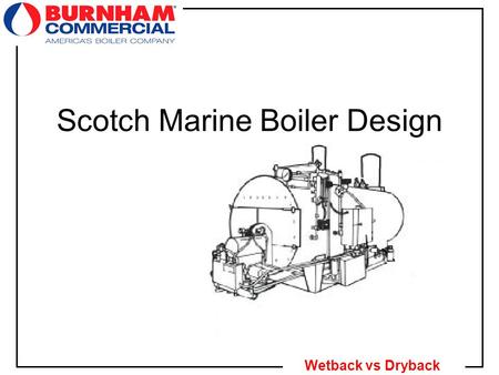 Scotch Marine Boiler Design