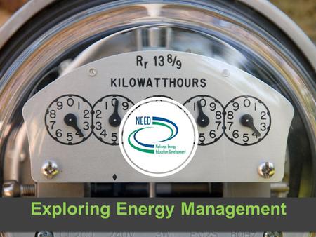 Exploring Energy Management