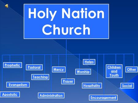Holy Nation Church Other Social Children and Youth Hospitality