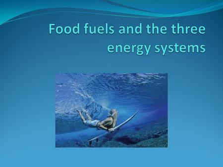 Key knowledge Chapter preview Food fuels CHO – carbohydrates are the bodys preferred fuel source, particularly during exercise. Fats – concentrated.