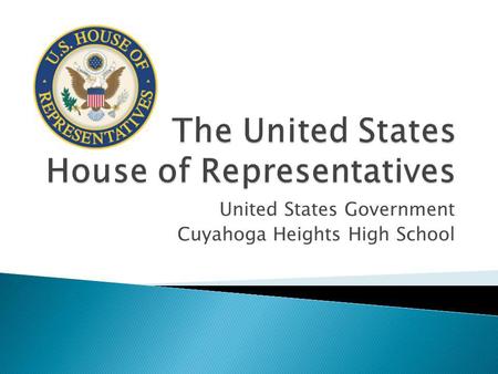 United States Government Cuyahoga Heights High School.