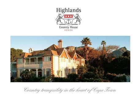 hether it be leisure or business, Highlands is the perfect venue for your holiday, corporate function, intimate wedding or honeymoon.