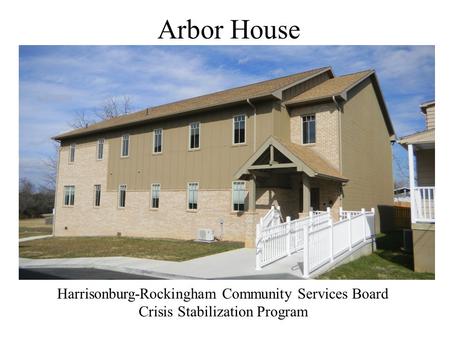 Arbor House Harrisonburg-Rockingham Community Services Board
