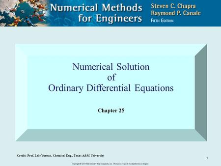 Ordinary Differential Equations