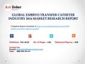 GLOBAL EMBRYO TRANSFER CATHETER INDUSTRY 2016 MARKET RESEARCH REPORT Published - Feb 2016 Complete Report