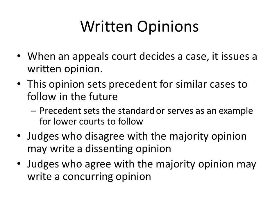 opinion examples