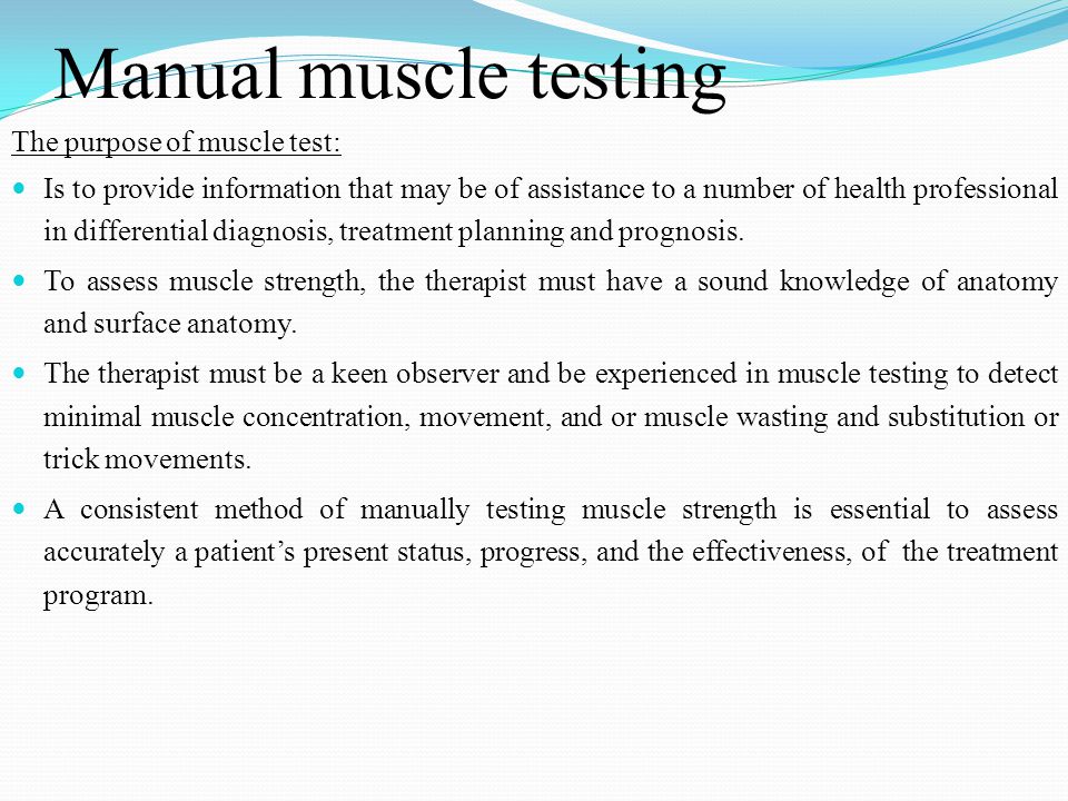 Manual Muscle Test 56