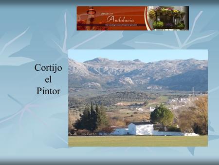 Cortijo el Pintor. Cortijo el Pintor is a very unusual restored property once the home of a famous Spanish painter. Situated only a few minutes from.