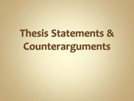 Thesis statements for to the lighthouse
