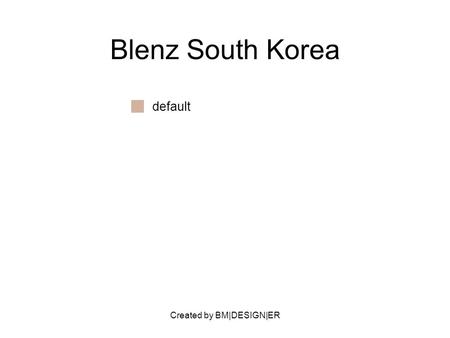 Created by BM|DESIGN|ER Blenz South Korea default.