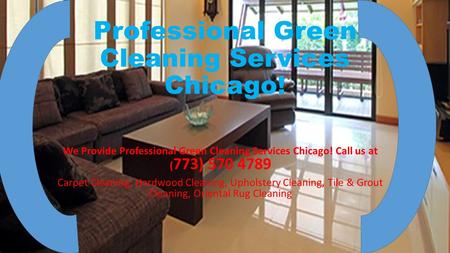 Professional Green Cleaning Services Chicago! We Provide Professional Green Cleaning Services Chicago! Call us at ( 773) 570 4789 Carpet Cleaning, Hardwood.