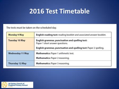 2016 Test Timetable. ‘Preparing for’ not ‘Teaching to’ Learning to drive –Learn the skills of handling a car –Instructor also prepares learners to pass.