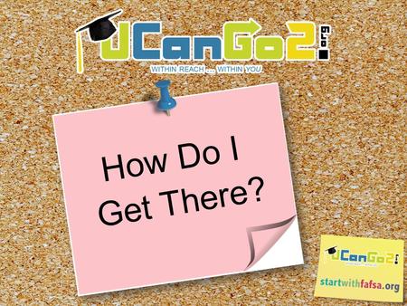 How Do I Get There?. What is ? o A college access program for high school and middle school students and parents o Provides information on how to plan,