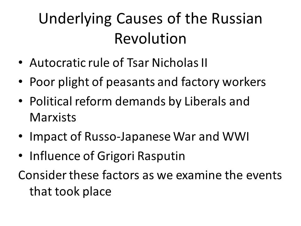 causes of 1905 revolution