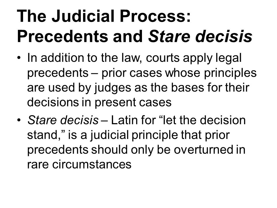 Let The Decision Stand Latin 29