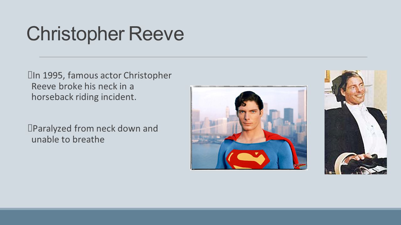 Image result for actor christopher reeve paralyzed