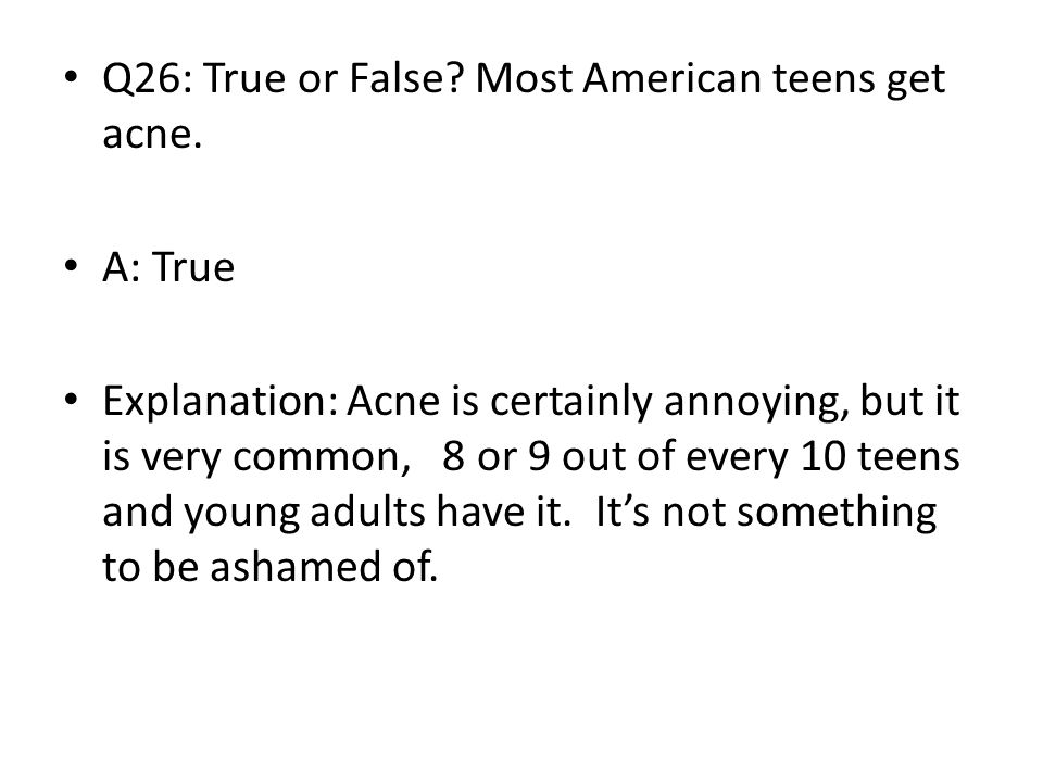 True That Most American Teens 2