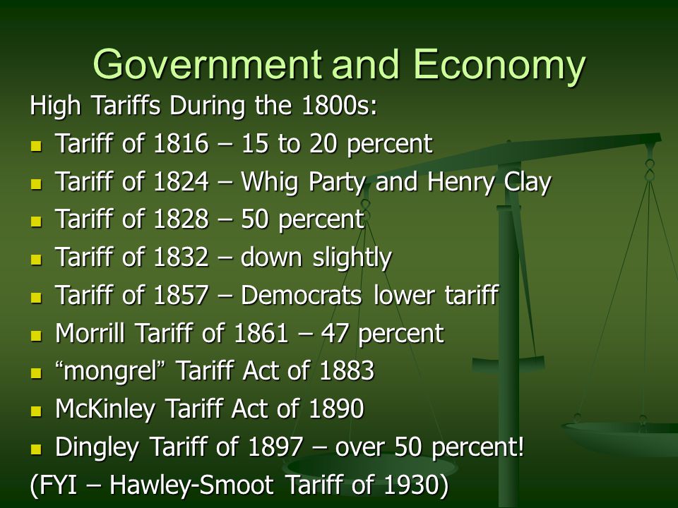 Image result for morrill tariff act of 1861