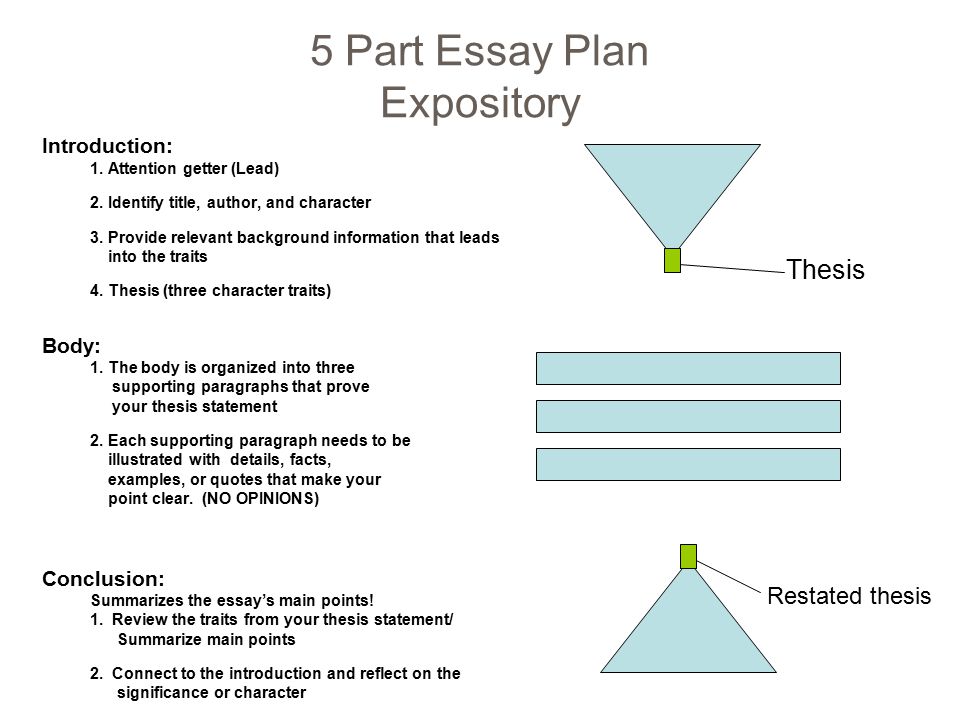 parts of an expository essay