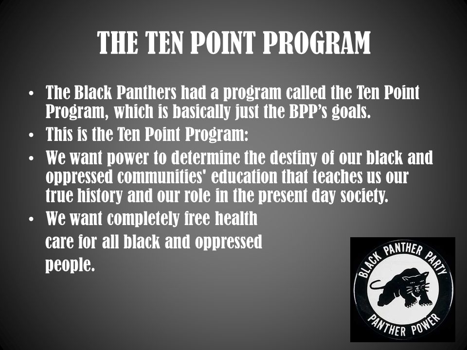 Black Panther The Ten Point Program 27