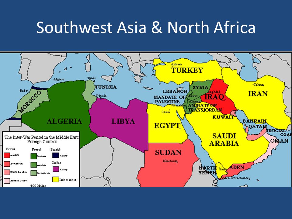 Map Of Southwest Asia North Africa 21