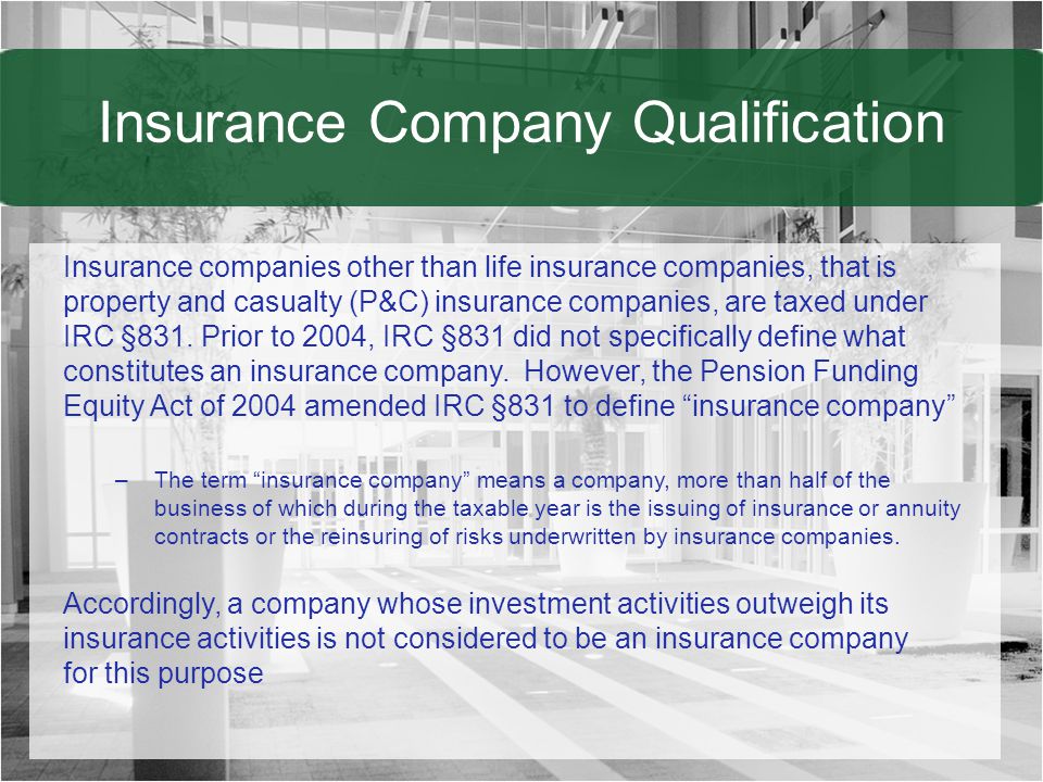 Captive Insurance: Considerations in Taxation - ppt download