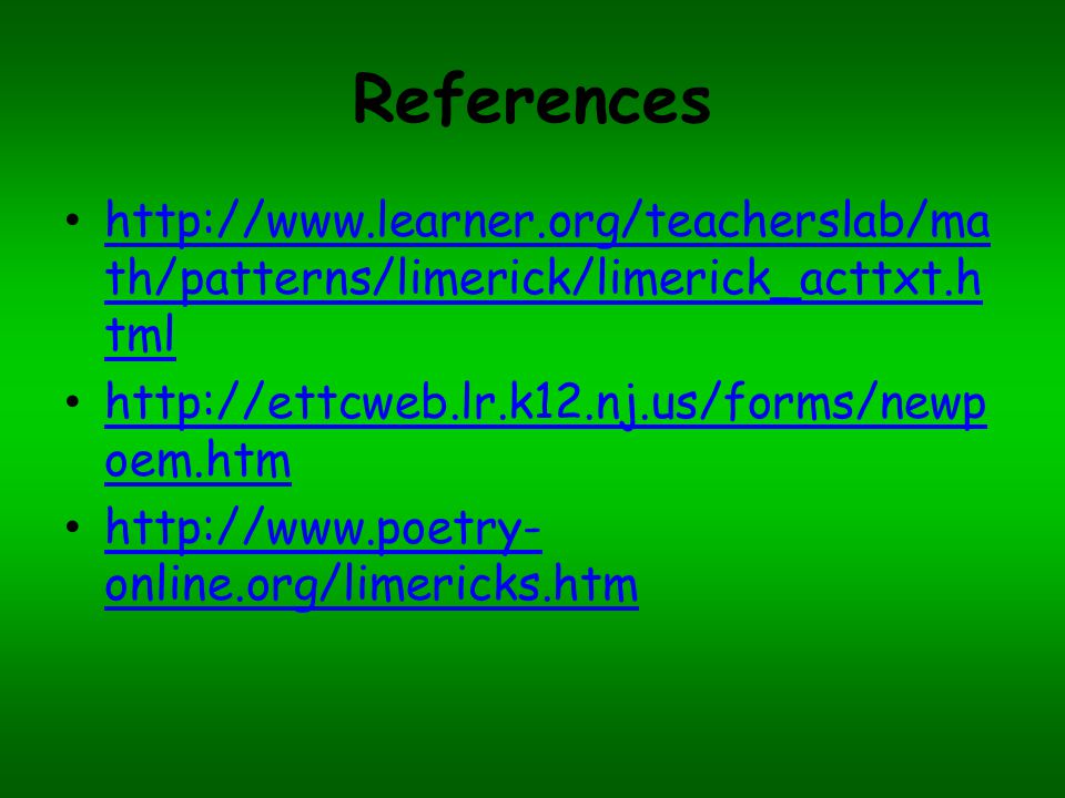 limericks kyndal walker kayeleigh b lowe eced 4300 a fall ppt ettcweb
