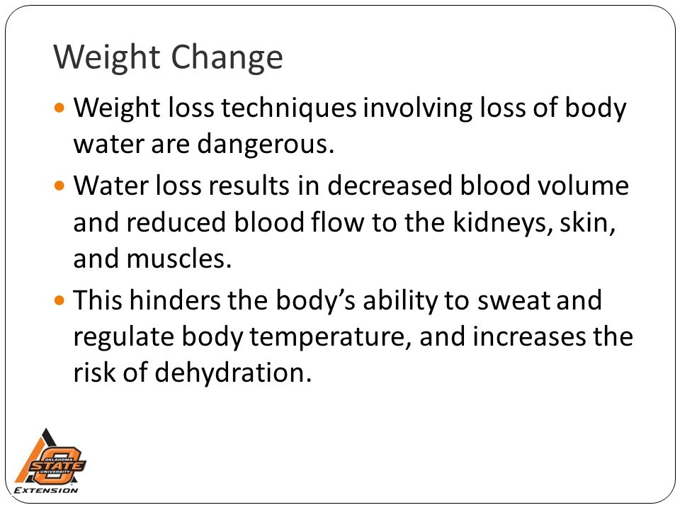 Dehydration Weight Loss Techniques