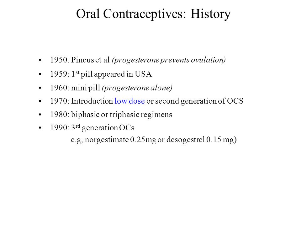 Oral Contraceptive History 32