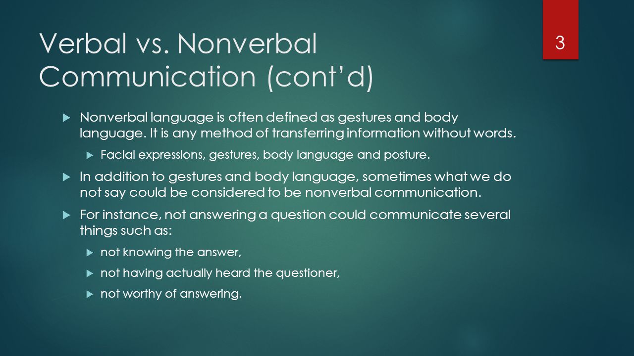 verbal communication versus texting