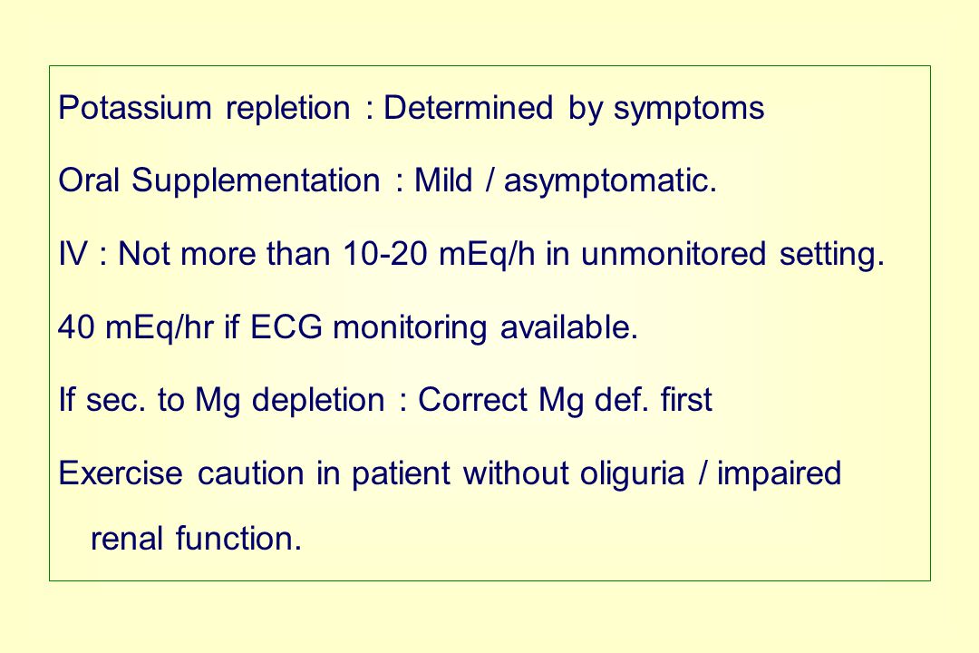 repletion,staph 89 young, lean adults c greater% of tbw potassium repletion